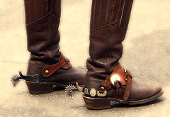 cowboy boot spurs image